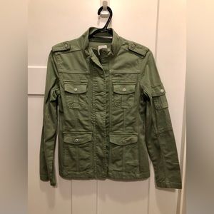 Women’s Kensie Green Jean Jacket- Size Small